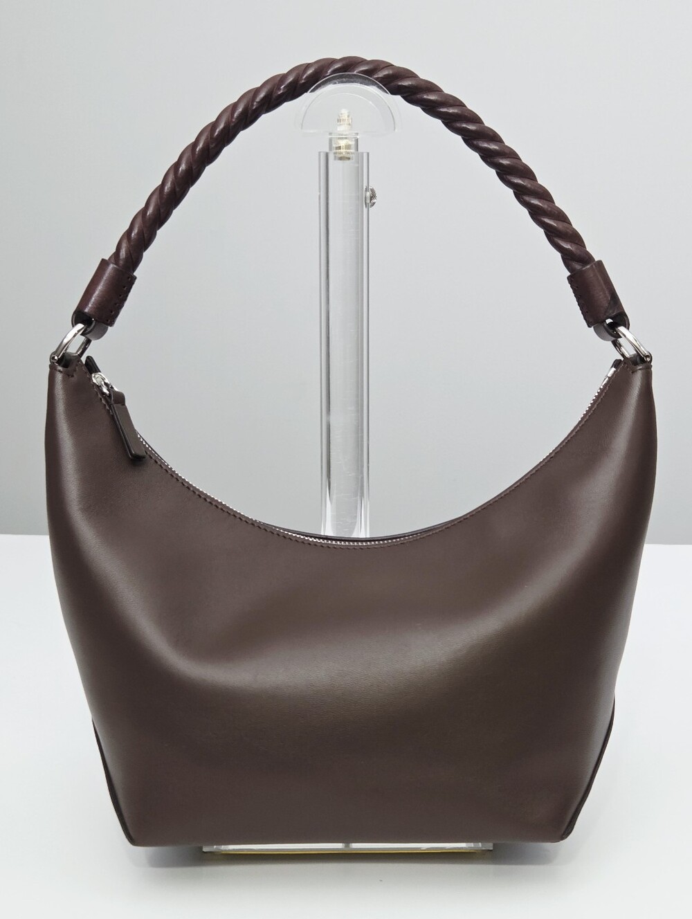 JENNI KAYNE CRESCENT SHOULDER BAG - CHOCOLATE - Picture 5 of 9